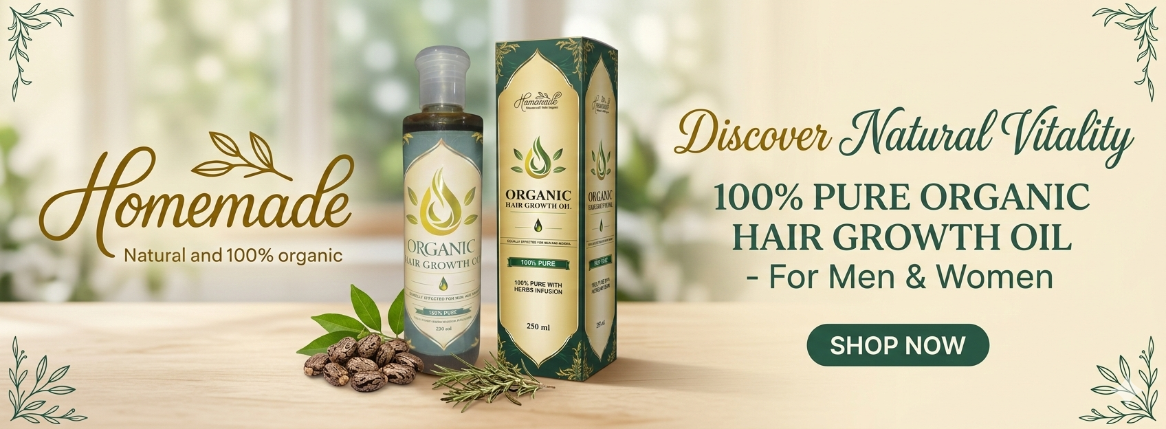 Hair Growth Organic Oil