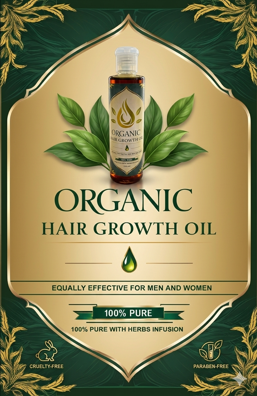Organic Hair Growth Oil